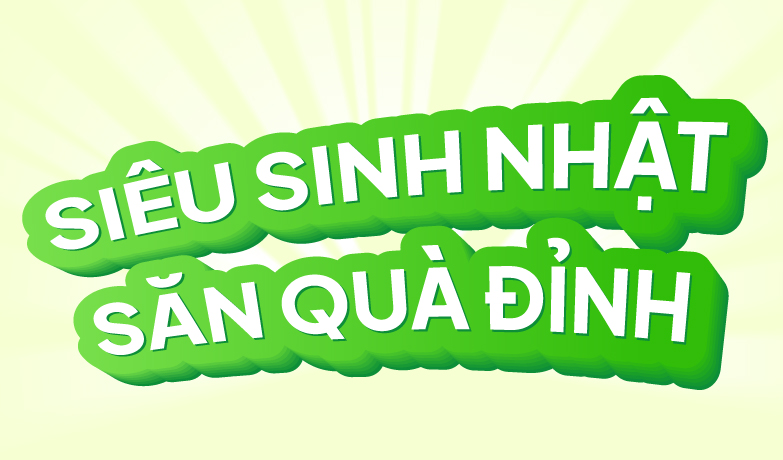Săn quà đỉnh mừng sinh nhật tưng bừng Hachi Hachi 18 tuổi